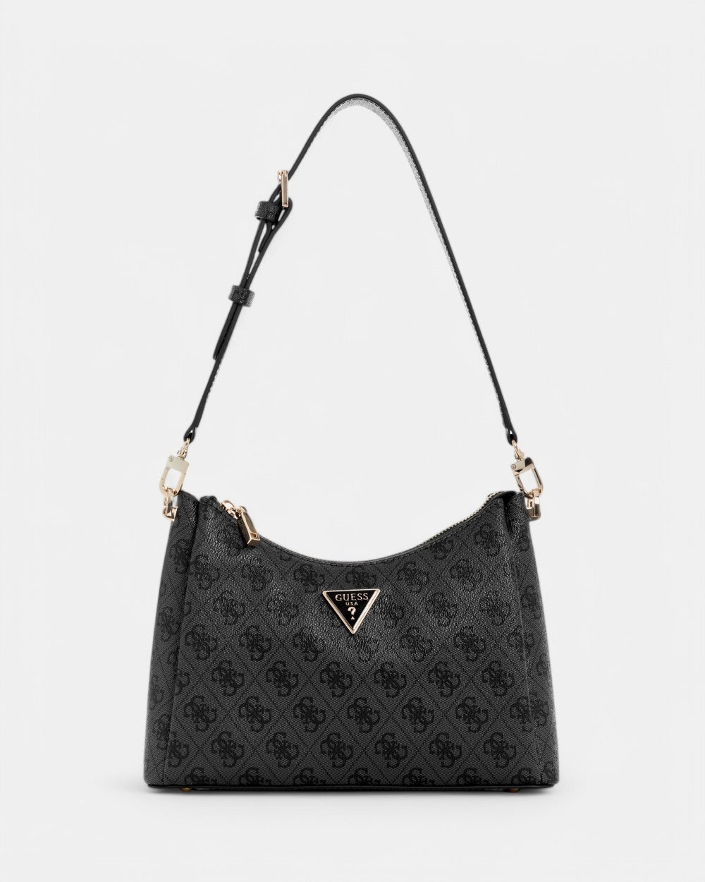 GUESS - Meridian Shoulder Bag - Bags (Black) Meridian Shoulder Bag