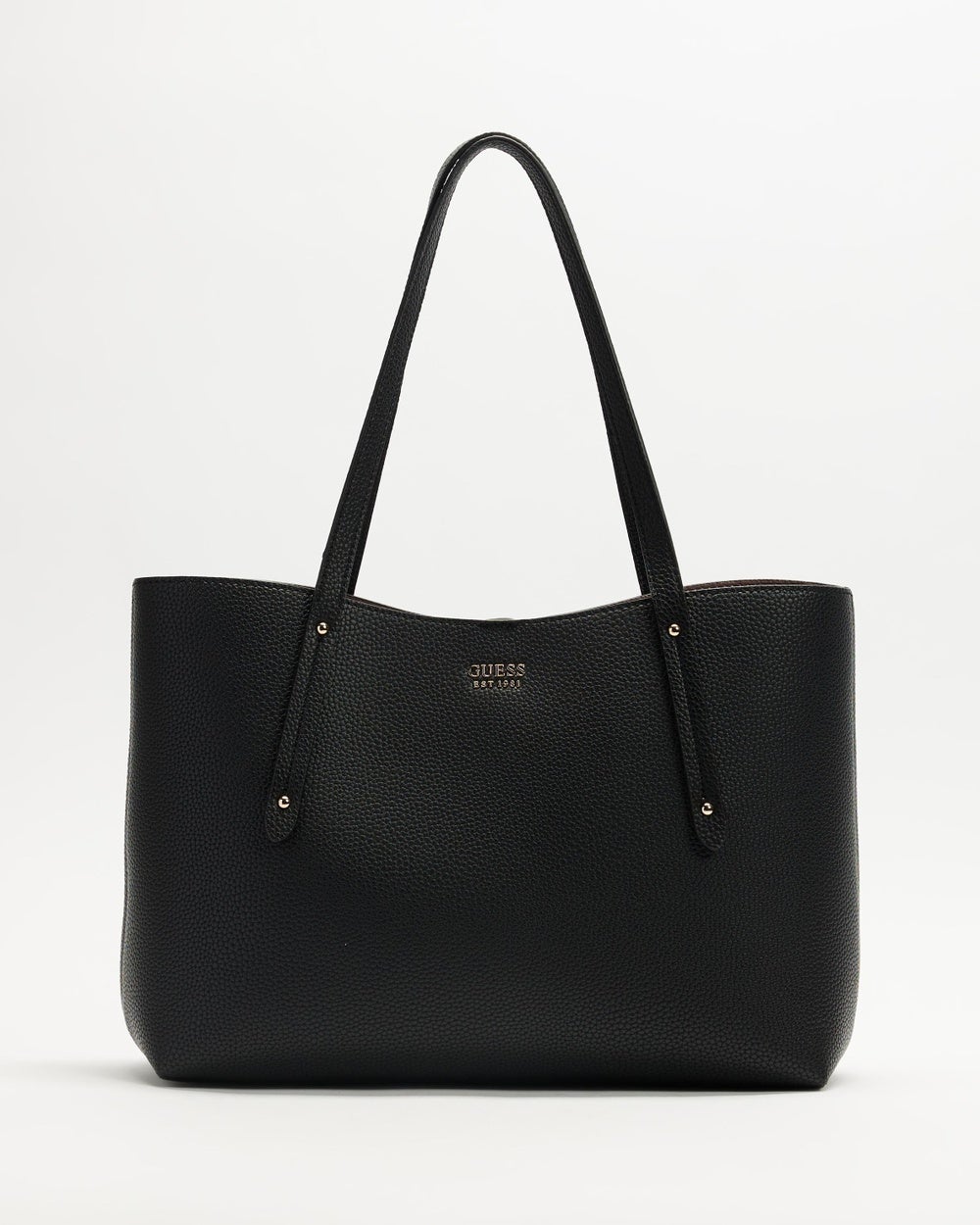GUESS - Brenton Tote - Handbags (Black) Brenton Tote