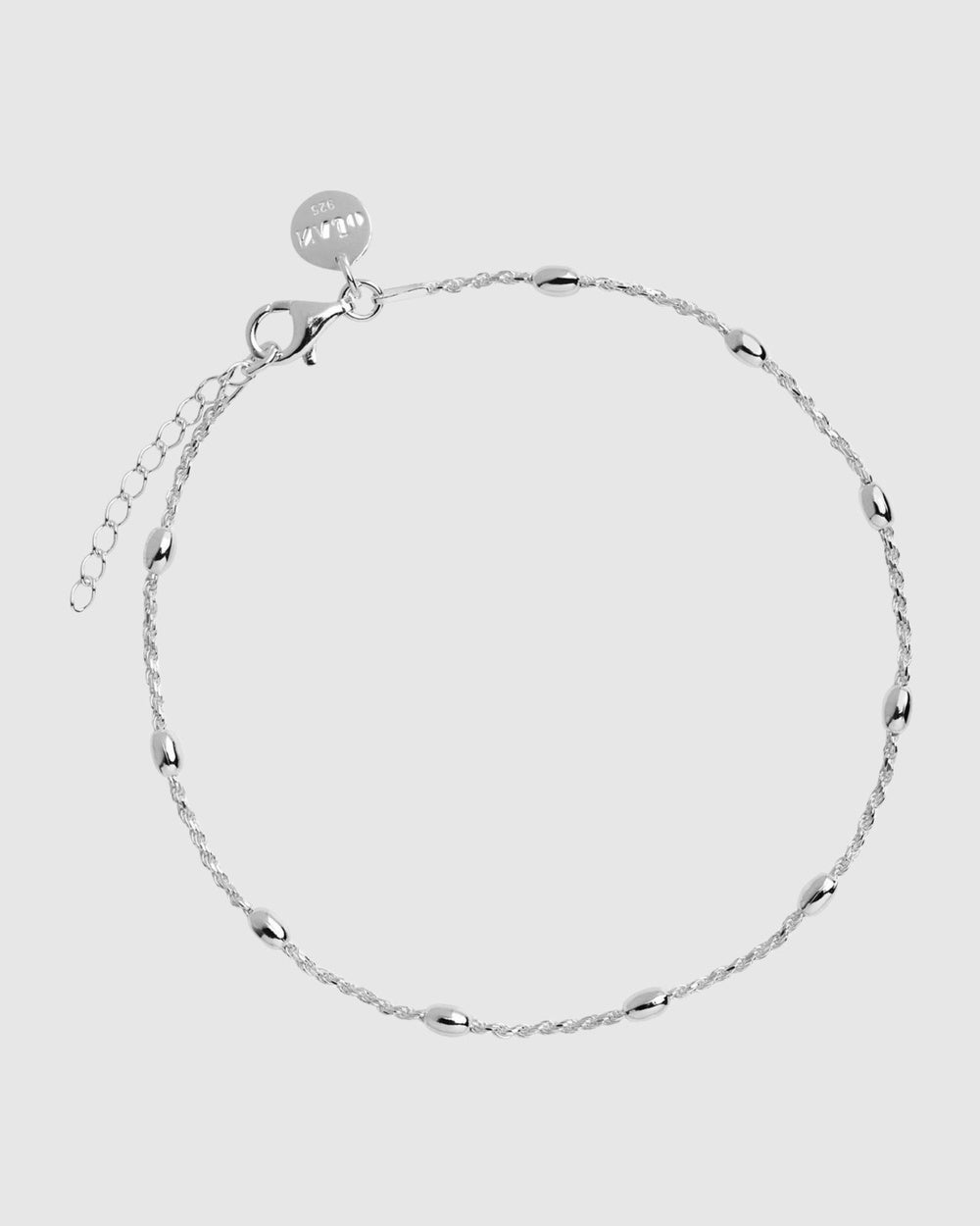 Najo - Cassiopeia Silver Anklet (23cm+ext) - Jewellery (SILVER) Cassiopeia Silver Anklet (23cm+ext)