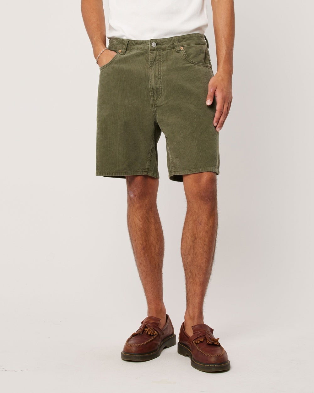 Rolla's - Ezy Cord Short - Shorts (Olive) Ezy Cord Short