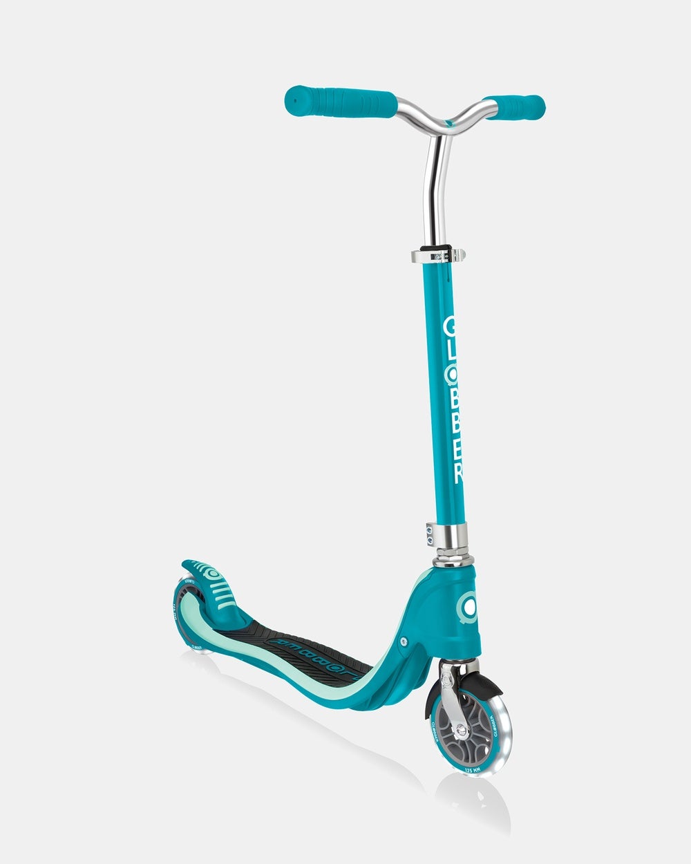 Globber - Flow 125 Lights Scooter - Scooters (Teal) Flow 125 Lights Scooter