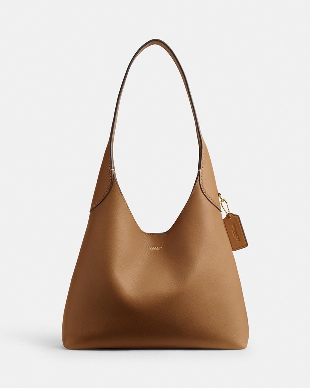 Coach - Brooklyn Shoulder Bag 28 - Handbags (Honey Brown) Brooklyn Shoulder Bag 28