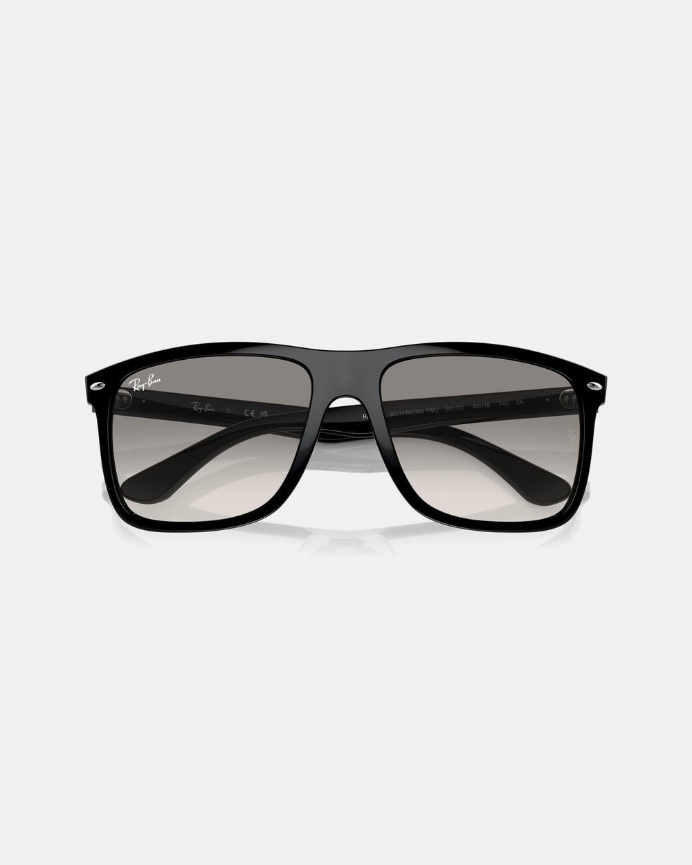 Ray-Ban - Boyfriend Two - Square (Black) Boyfriend Two