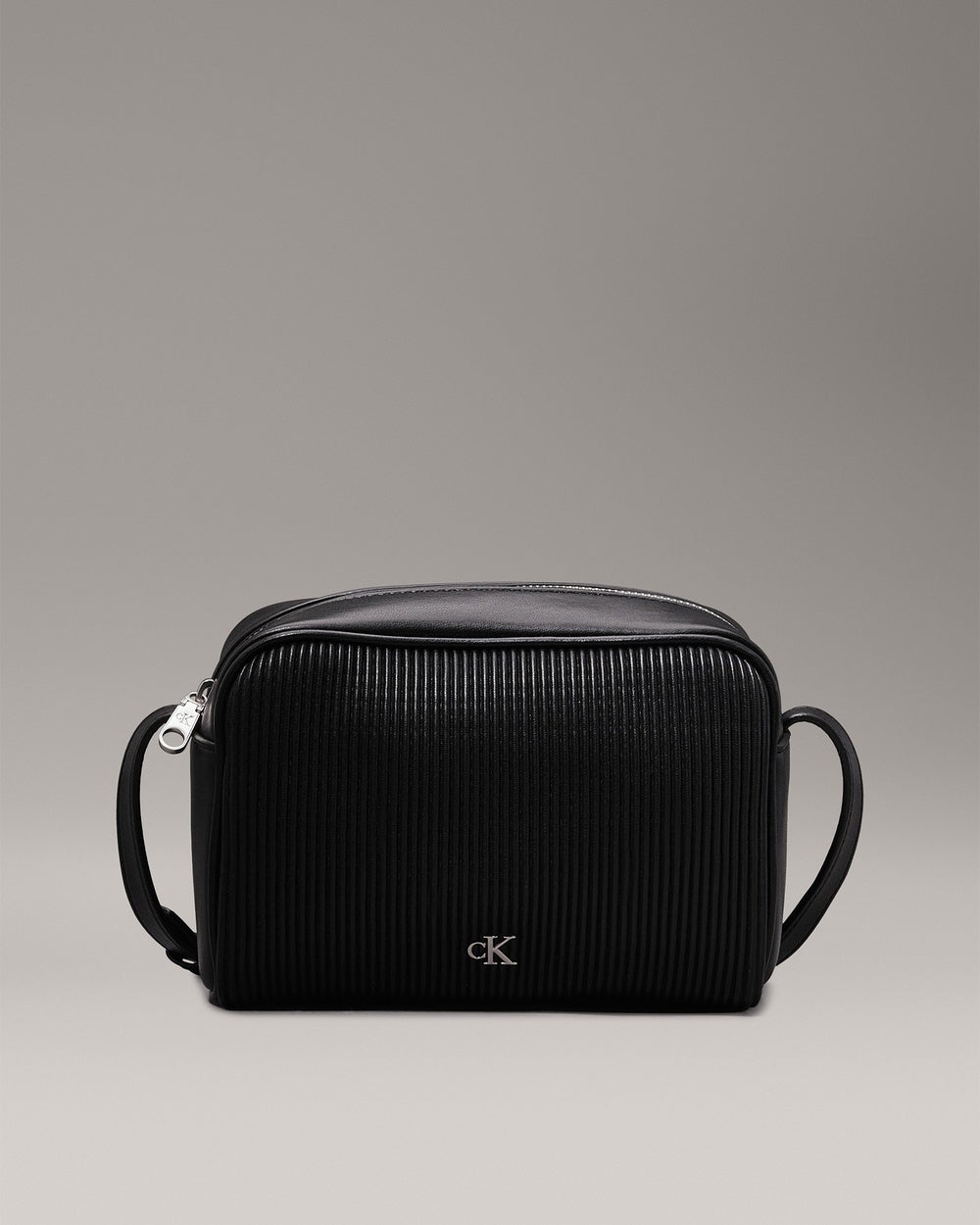 Calvin Klein - Ribbed Crossbody Bag - Bags (BLACK) Ribbed Crossbody Bag