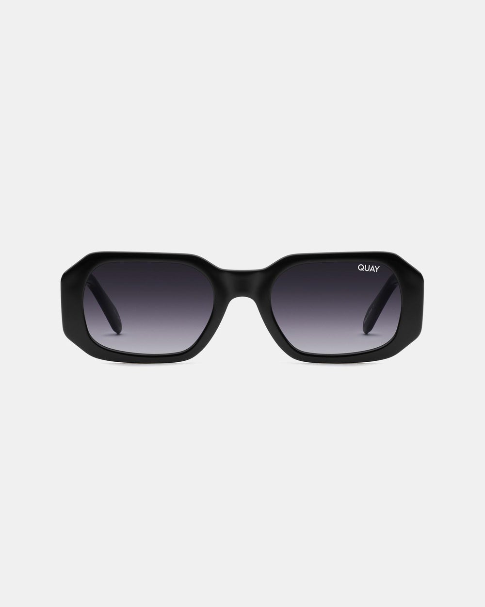 Quay Australia - Hyped Up - Sunglasses (Black & Smoke) Hyped Up