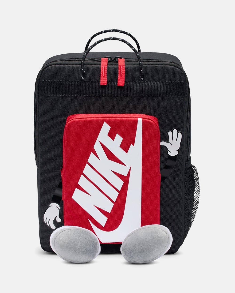 Nike - Boxy Backpack Teens - Backpacks (Black, University Red & White) Boxy Backpack - Teens