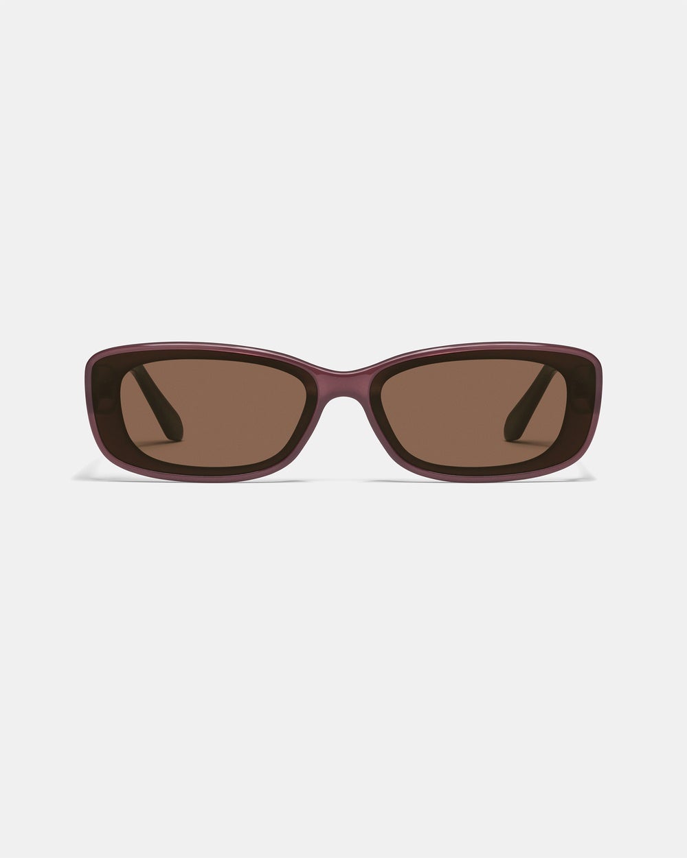 Quay Australia - Vibe Check - Sunglasses (Plum & Brown) Vibe Check