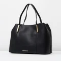 Tony Bianco - THE ICONIC EXCLUSIVE Gia Tote Bag - Handbags (Black) THE ICONIC EXCLUSIVE - Gia Tote Bag