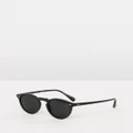 Oliver Peoples - Gregory Peck Sun Polarised - Polarised (Black & Crystal Midnight) Gregory Peck Sun Polarised