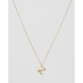 Amber Sceats - Letter Necklace Z - Jewellery (Gold) Letter Necklace - Z