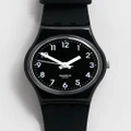 Swatch - LADY BLACK SINGLE - Watches (Black) LADY BLACK SINGLE