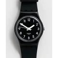 Swatch - LADY BLACK SINGLE - Watches (Black) LADY BLACK SINGLE