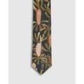 Peggy and Finn - Grass Tree Tie - Ties (Black) Grass Tree Tie