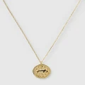 Izoa - Star Sign Necklace Taurus - Jewellery (Gold) Star Sign Necklace Taurus
