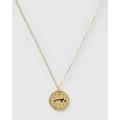 Izoa - Star Sign Necklace Taurus - Jewellery (Gold) Star Sign Necklace Taurus