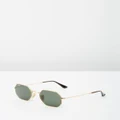 Ray-Ban - Octagon 1972 RB1972 - Sunglasses (Gold & Green) Octagon 1972 RB1972