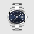 Tissot - Gentleman Automatic Silicium - Watches (Blue & Silver) Gentleman Automatic Silicium