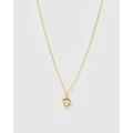 Izoa - Alphabet Letter D Necklace - Jewellery (Gold) Alphabet Letter D Necklace