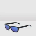 Hawkers Co - HAWKERS Carbon Black Sky MOTION Sunglasses for Men and Women UV400 - Square (Black) HAWKERS - Carbon Black Sky MOTION Sunglasses for Men and Women UV400
