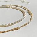 Arms Of Eve - Peppa Gold and Pearl Choker - Jewellery (Gold) Peppa Gold and Pearl Choker