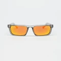 UNIT - Primer Polarised Sunglasses - Square (Smoke & Orange) Primer Polarised Sunglasses