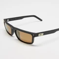 UNIT - Primer Polarised Sunglasses - Square (Matte Black & Gold) Primer Polarised Sunglasses