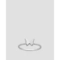 Karen Walker - Mini Butterfly Ring - Jewellery (Sterling Silver) Mini Butterfly Ring