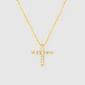 Georgini - Rock Star Cross Gold Pendant - Jewellery (Gold) Rock Star Cross Gold Pendant
