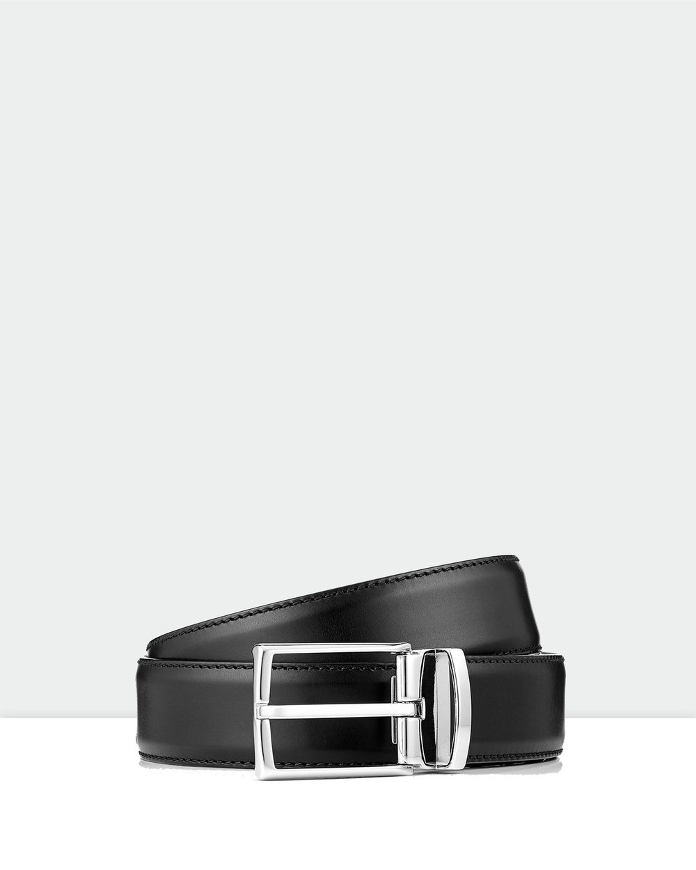 Aquila - Bane Leather Belt - Belts (Black) Bane Leather Belt