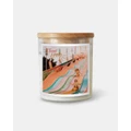 The Commonfolk Collective - Slide Think Happy Candle - Bathroom (Orange) Slide - Think Happy Candle
