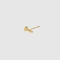 Avant Studio - Letter T Stud Earring - Jewellery (Gold) Letter T Stud Earring