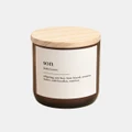 The Commonfolk Collective - Dictionary Meaning Candle Son - Bathroom (White) Dictionary Meaning Candle - Son