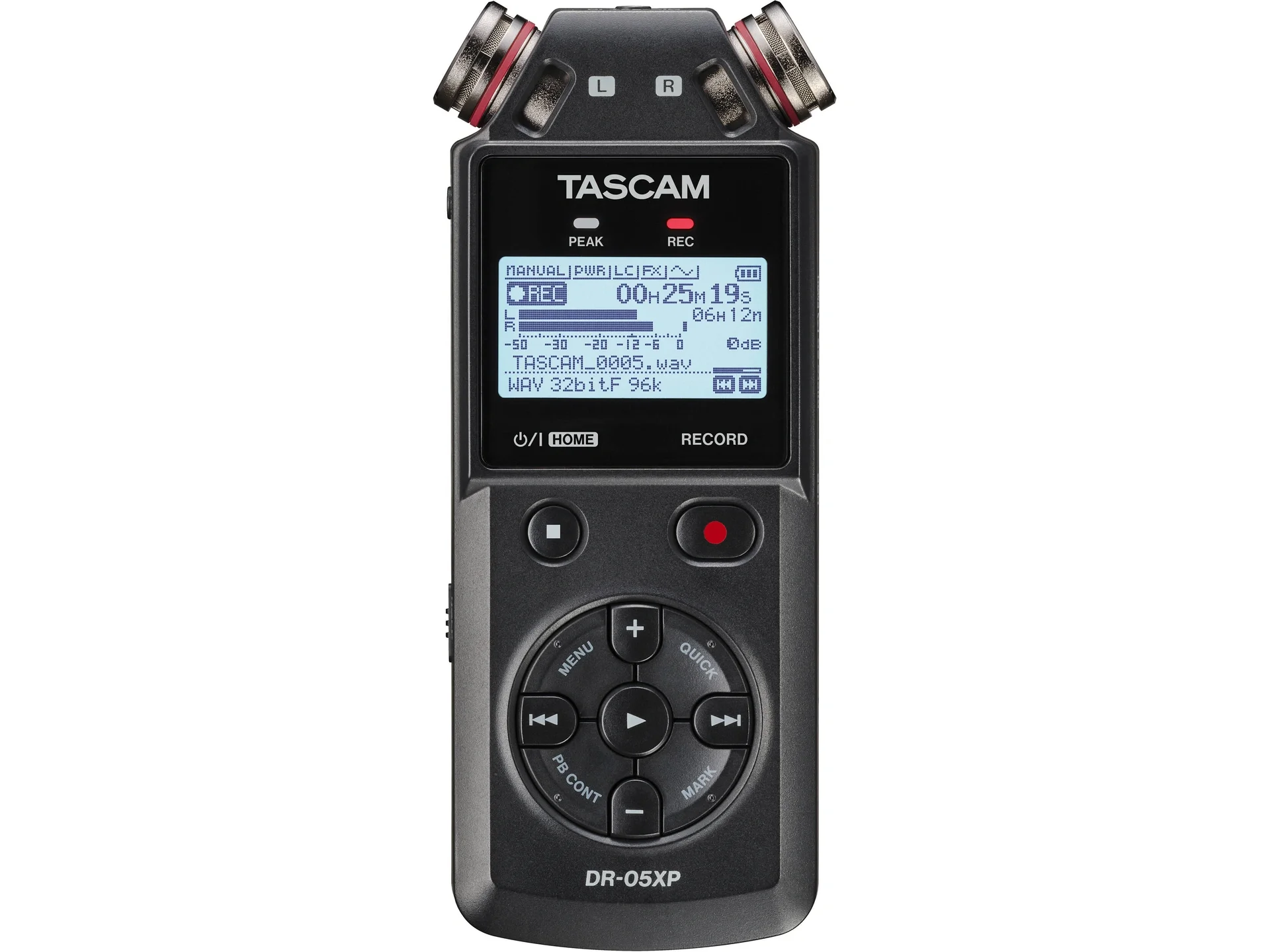 TASCAM DR-05XP 2-Channel 32-Bit Float Portable Audio Recorder