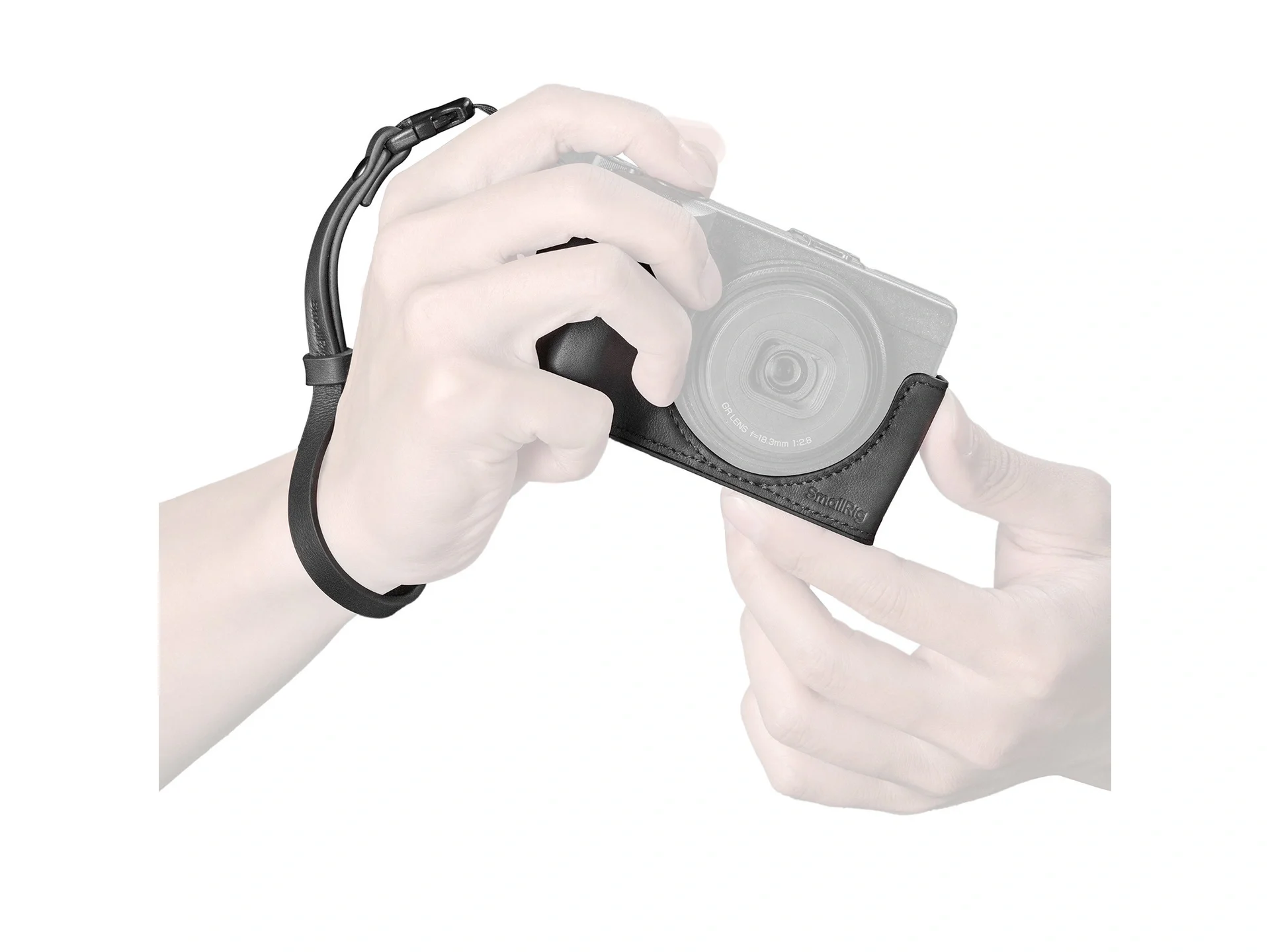 SmallRig 5676 Leather Case Kit for RICOH GR IV / GR III / GR IIIx / GR III HDF / GR IIIx HDF (Black)