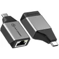 ALOGIC ULTRA MINI USB - C Male to RJ45 Gigabit Ethernet Female Adapter [ULCGEMN-SGR]