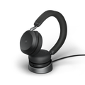 Jabra Evolve2 75 Wireless On-ear MS Stereo Headset with stand - Black [27599-999-889]