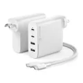 ALOGIC Rapid Power 4 Port 100W?Compact Wall Charger – USB-C + USB-A – With USB-C Charging Cable