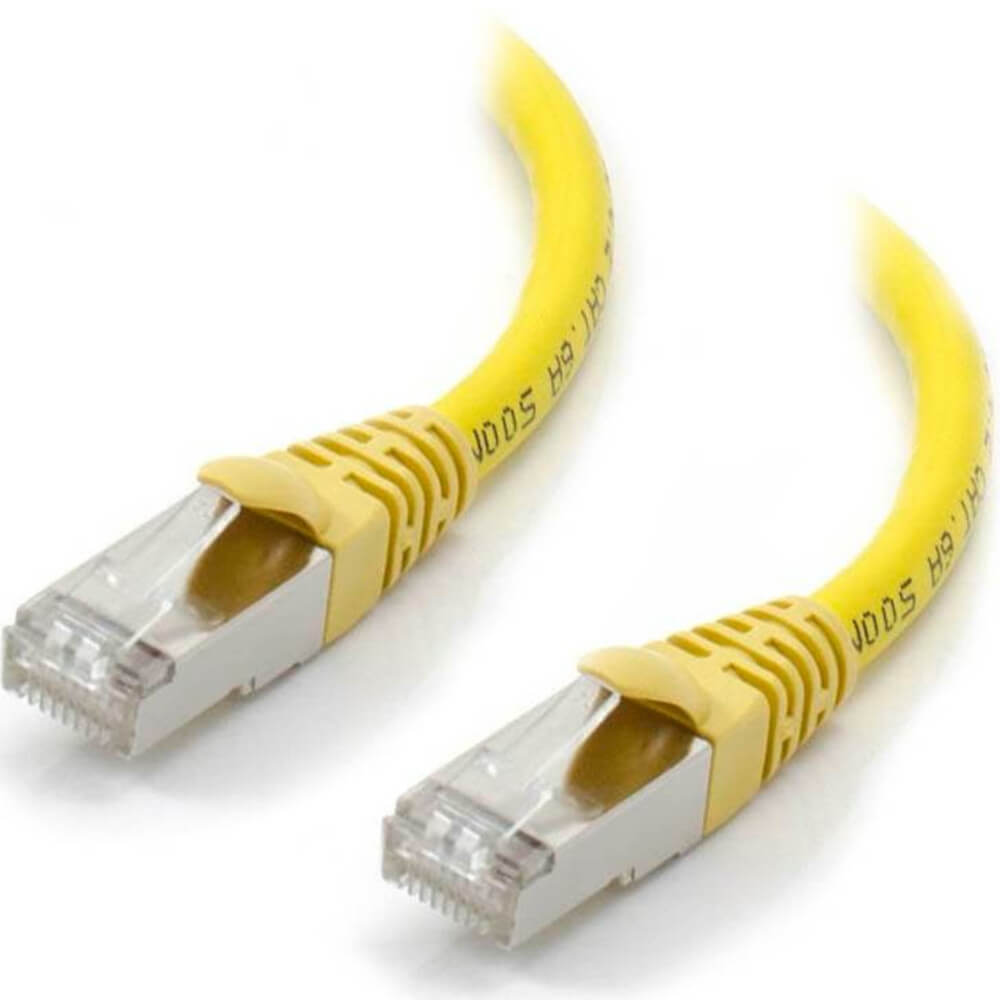 Image of ALOGIC 1m 10G Shielded CAT6A LSZH Network Cable - Yellow [C6A-01-Yellow-SH]