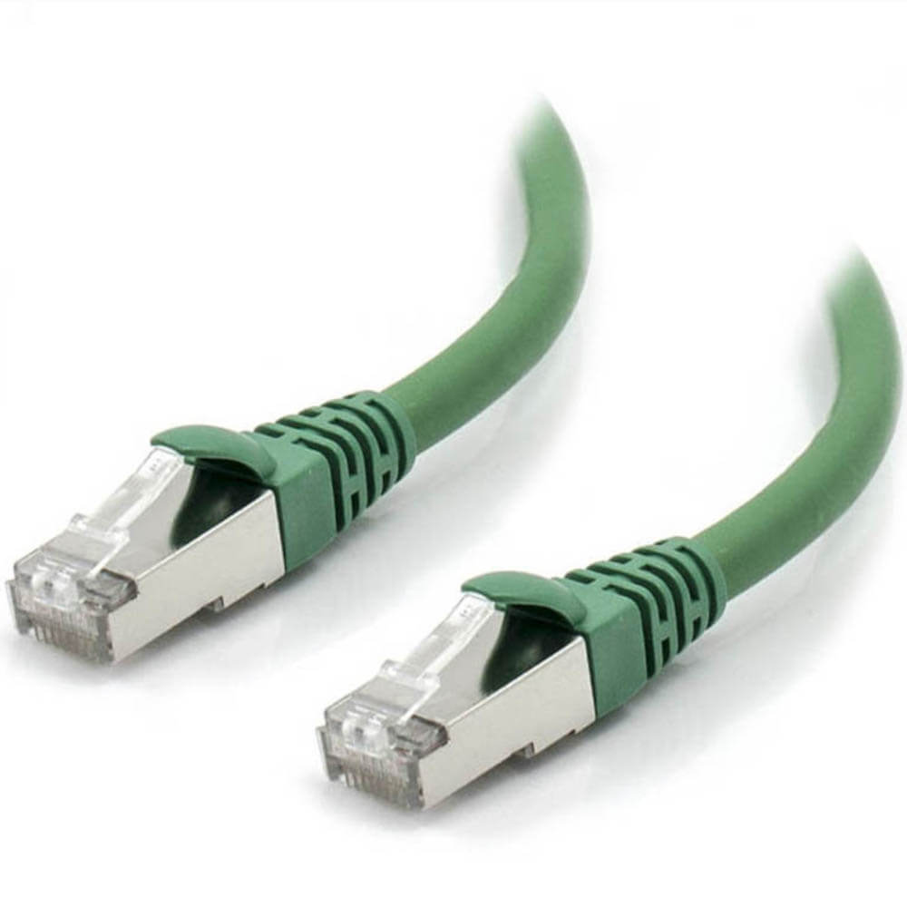 Image of ALOGIC 1m 10G Shielded CAT6A LSZH Network Cable - Green [C6A-01-Green-SH]