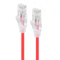 Alogic 1m Red Ultra Slim Cat6 Network Cable, UTP, 28AWG [C6S-01RED]