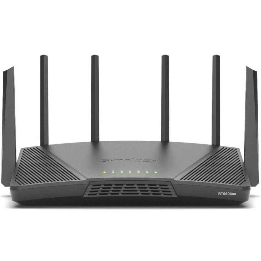 Image of Synology RT6600ax Tri-Band Wi-Fi 6 Router - Quad-Core 1.8 GHz, 1 GB DDR3, Synology SSL VPN
