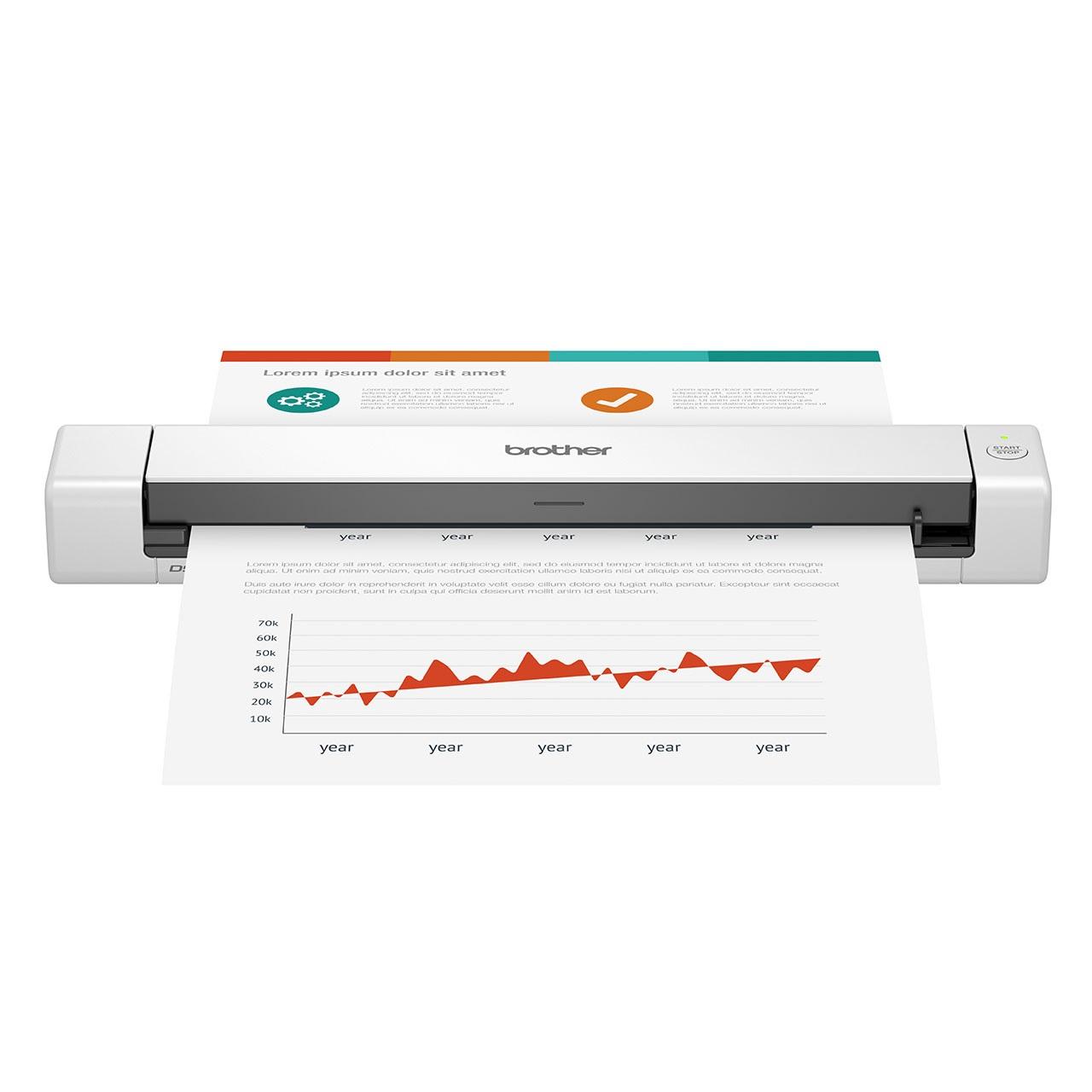 Image of Brother DS-640 A4 15ppm Portable Document Scanner