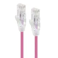 ALOGIC 3m Ultra Slim CAT6 Network Cable, UTP, 28AWG - Series Alpha - Pink [C6S-03PNK]