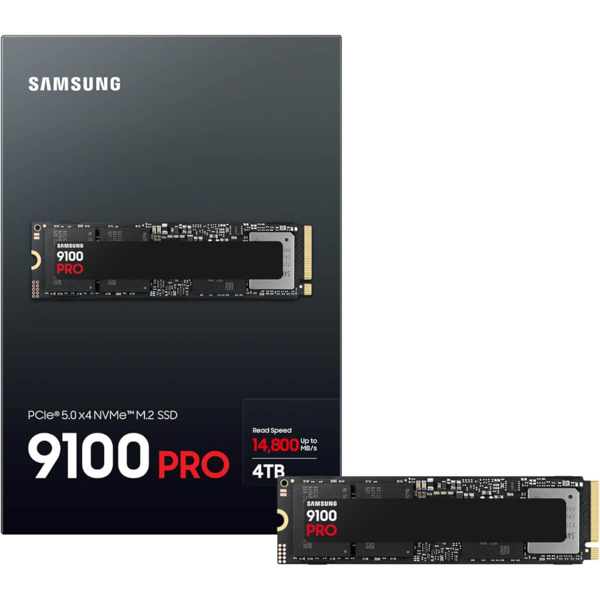 Samsung 9100 Pro 4TB M.2 Internal NVMe PCIe5 SSD [MZ-VAP4T0BW] 14800R/13400W MB/s 5 Yrs Wty