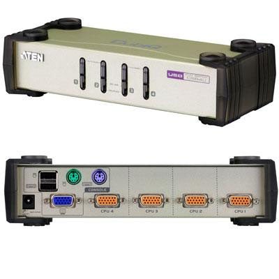 Image of Aten 4 Port Desktop PS2-USB KVM Switch CS-84U