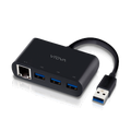 VROVA USB3.0 SuperSpeed [U33HGHEDF] Hub and Gigabit Ethernet Adapter