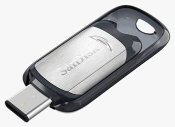 Image of SanDisk 128GB [SDCZ450-128G-Q46] Ultra USB Type-C Flash Drive