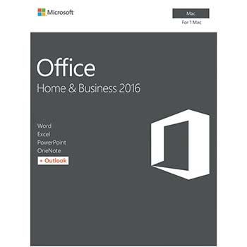 Image of Microsoft Office 2016 Home and Business for Mac [W6F-00921]