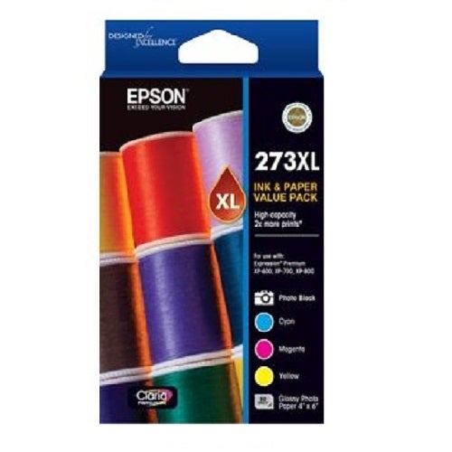 Image of Epson 273XL High Capacity Ink Cartridge Value Pack [C13T275792]