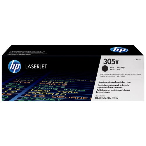 HP #305X Black Toner CE410X